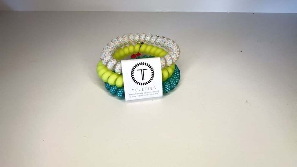 Teleties Tennis Hair Tie Set New